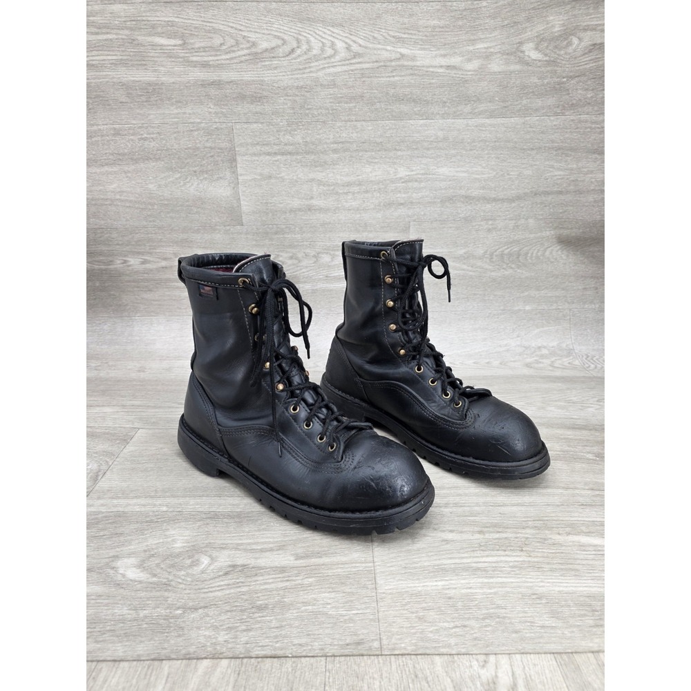 Danner Fort Lewis GTX Boots Mens Size 10.5 Black Gore-Tex USA Insulated 200g